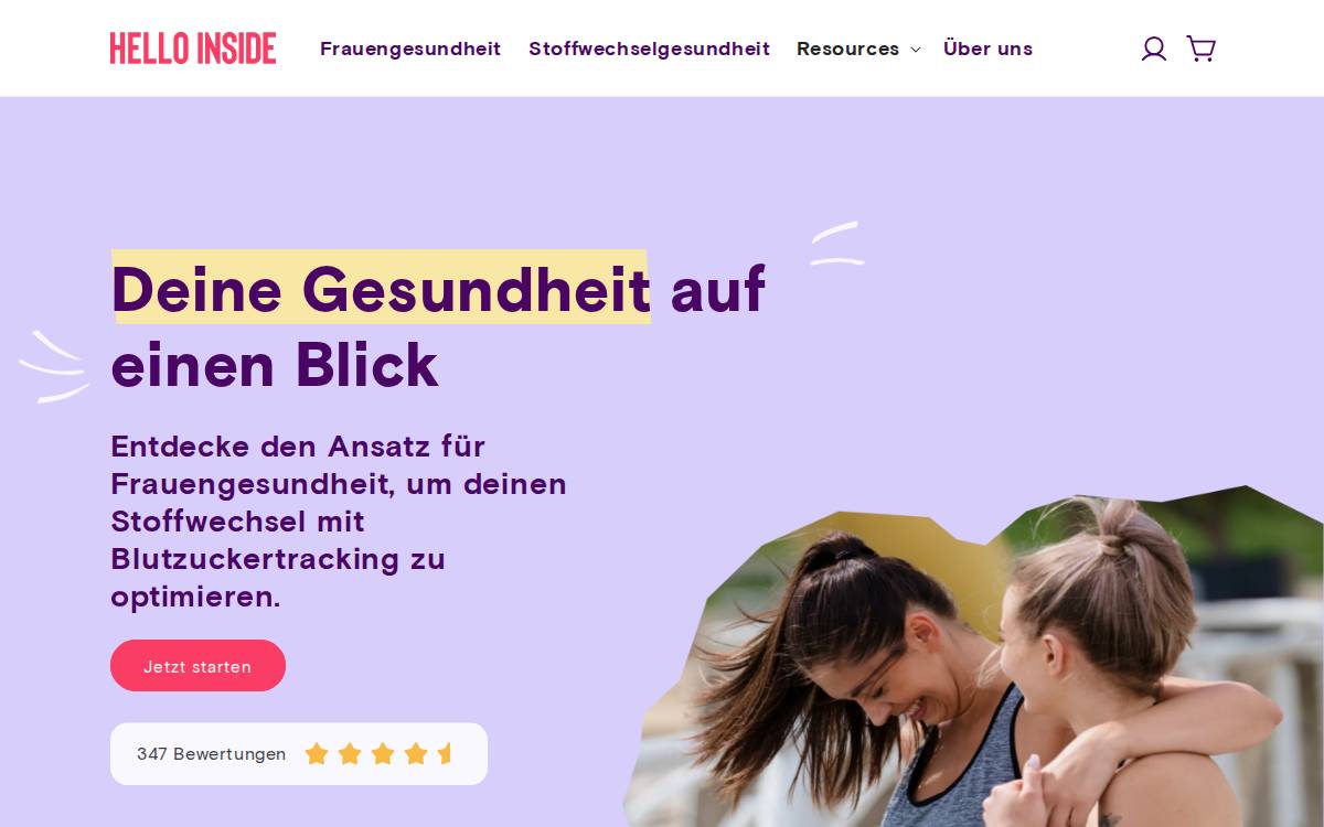 Hello Inside website preview