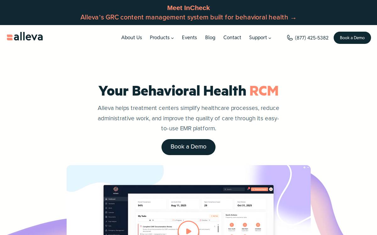 Helloalleva website preview