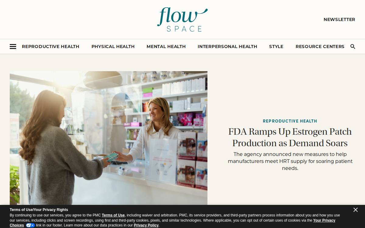 HelloFlo website preview