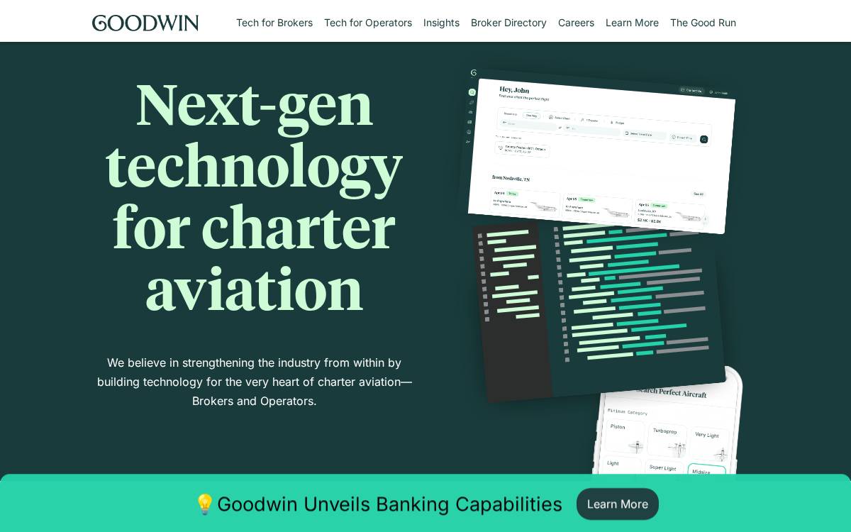 Hellogoodwin website preview