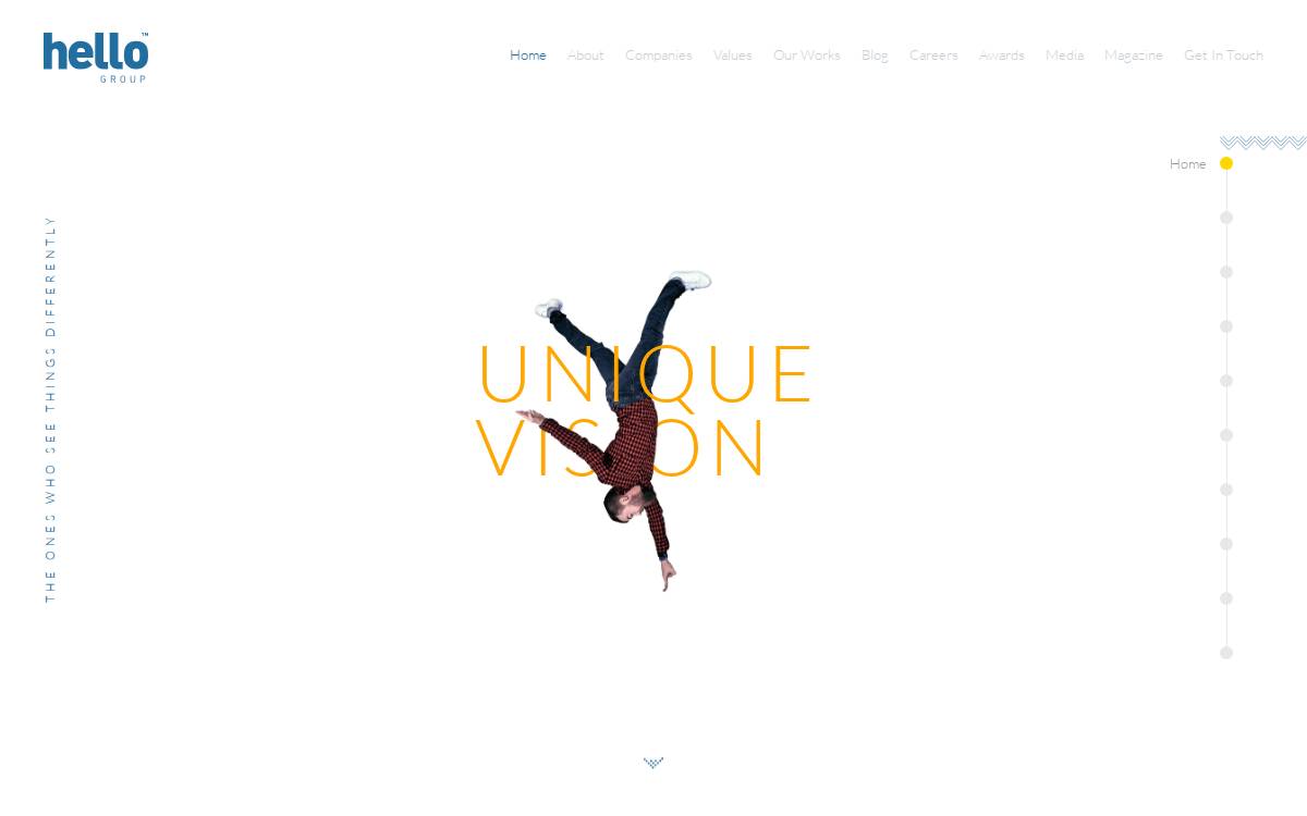 Hellogroup website preview