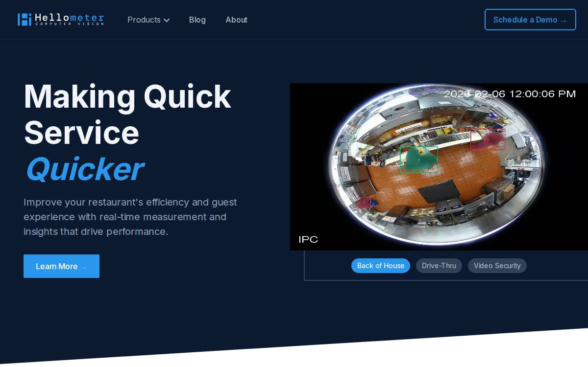 Hellometer website preview