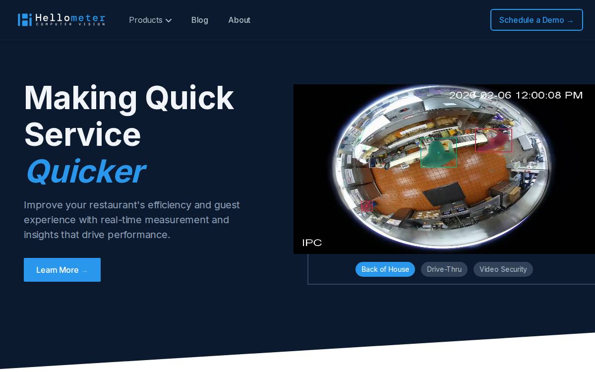 Hellometer website preview