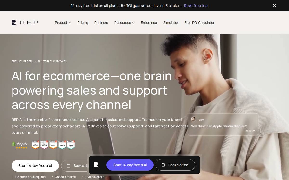 Hellorep website preview