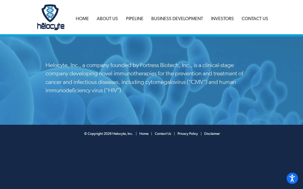 Helocyte website preview