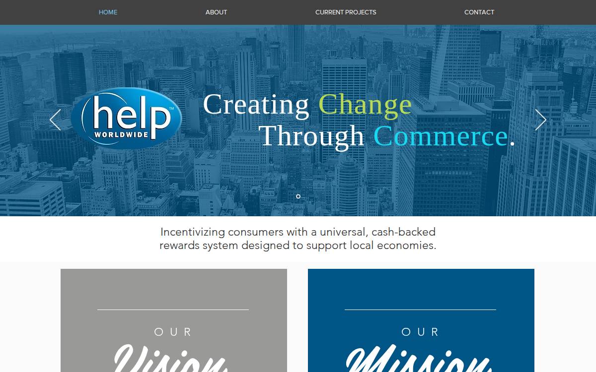 Help Worldwide website preview