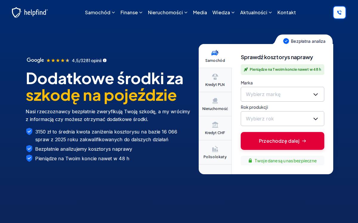 Helpfind website preview