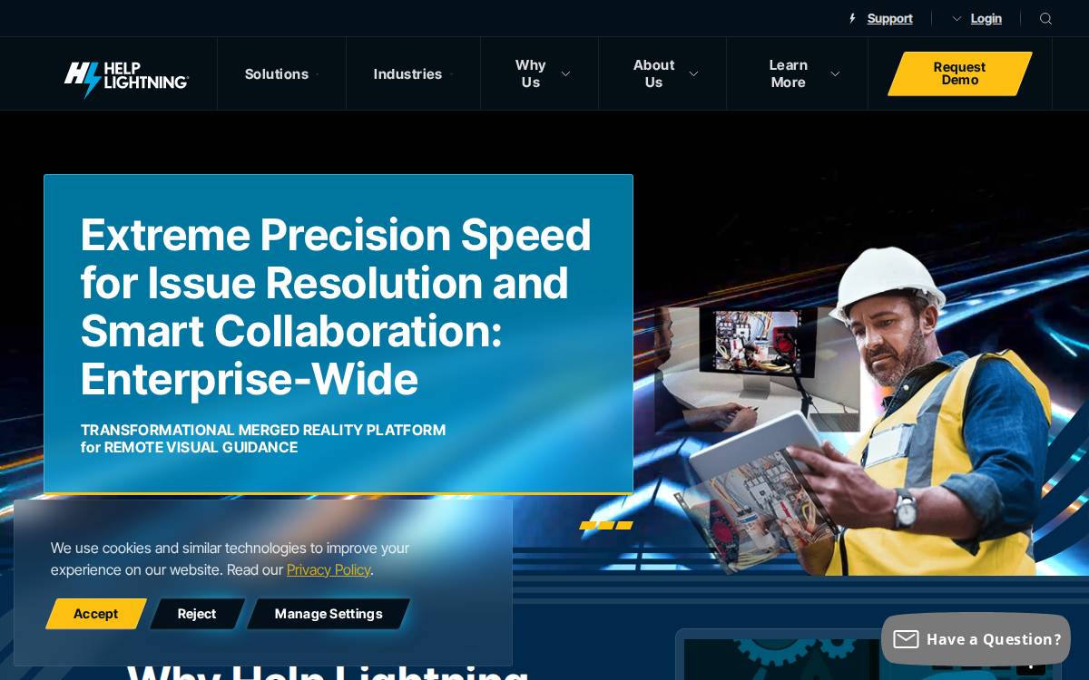 Help Lightning website preview
