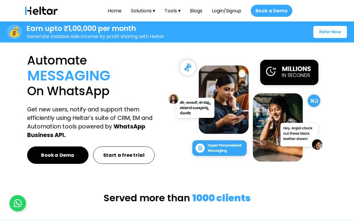 Heltar website preview