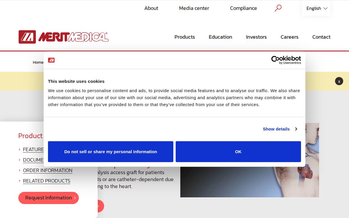 Hemosphere website preview