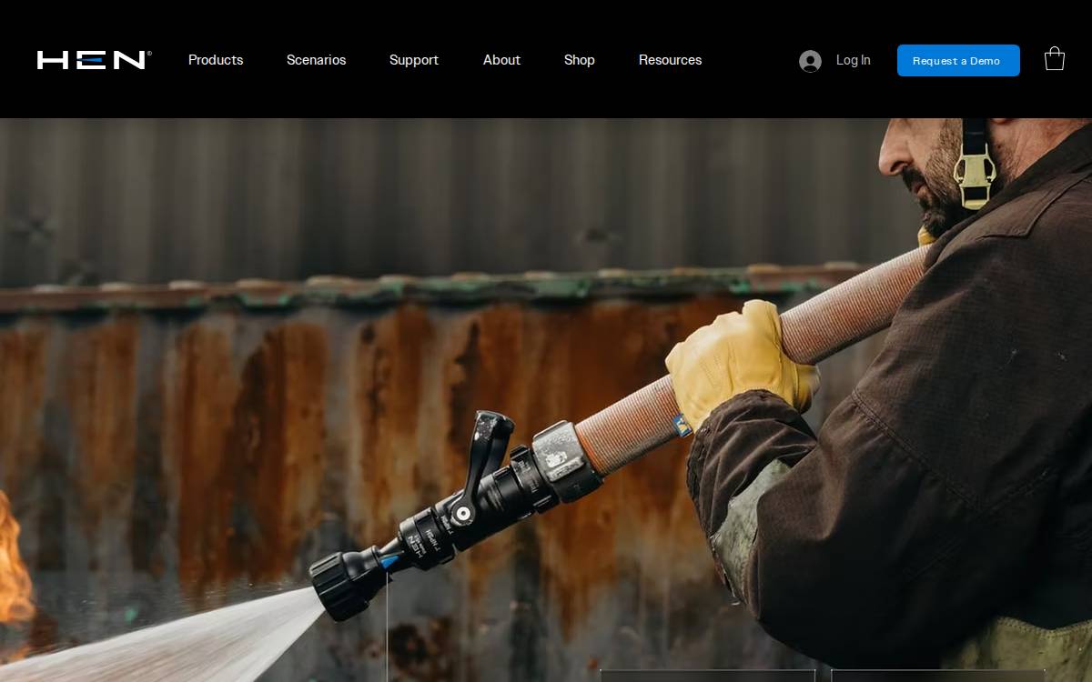 Hen Technologies website preview