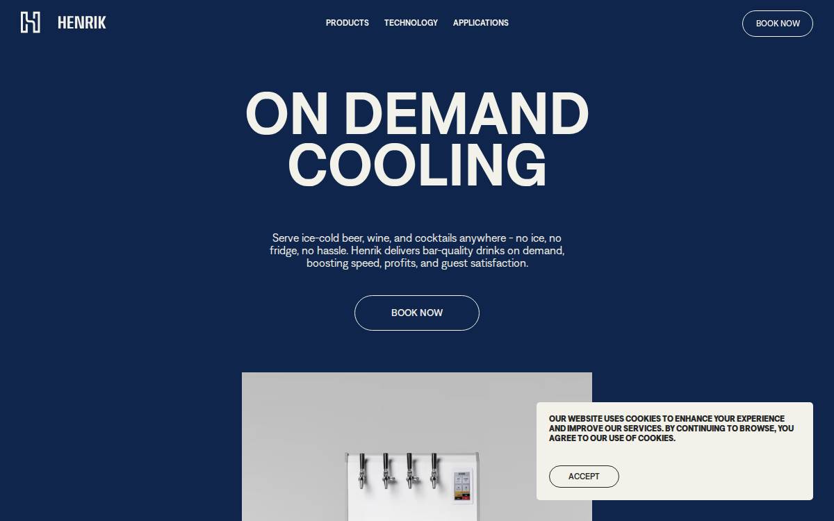 Henrik Beverage Systems Inc (fmly Polar Beer Taps) website preview
