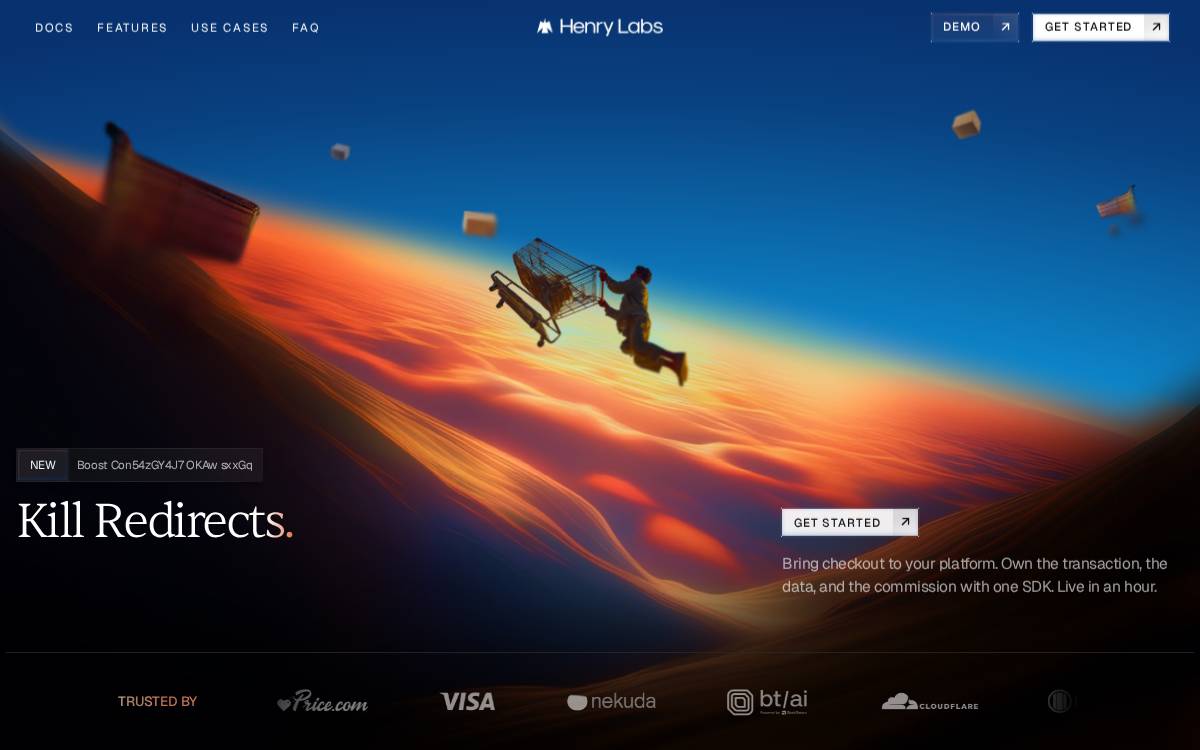 Henrylabs website preview