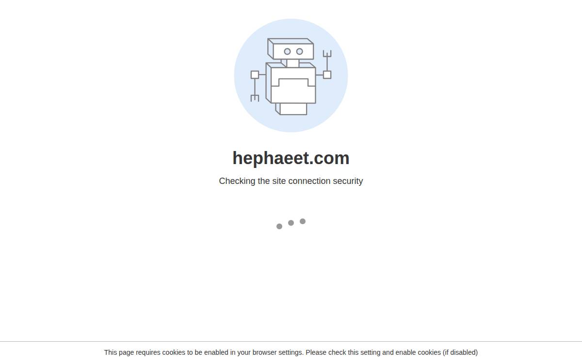 Hephaeet website preview
