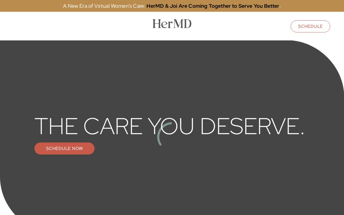 her_md website preview