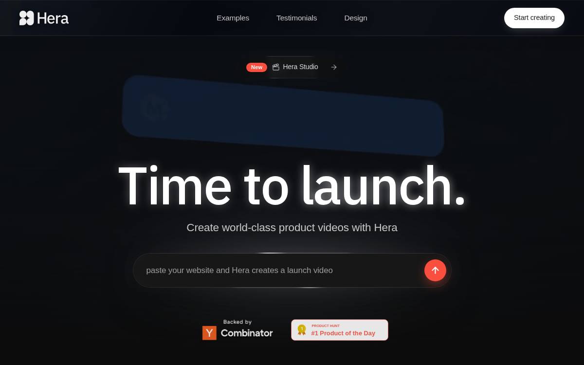 Hera website preview
