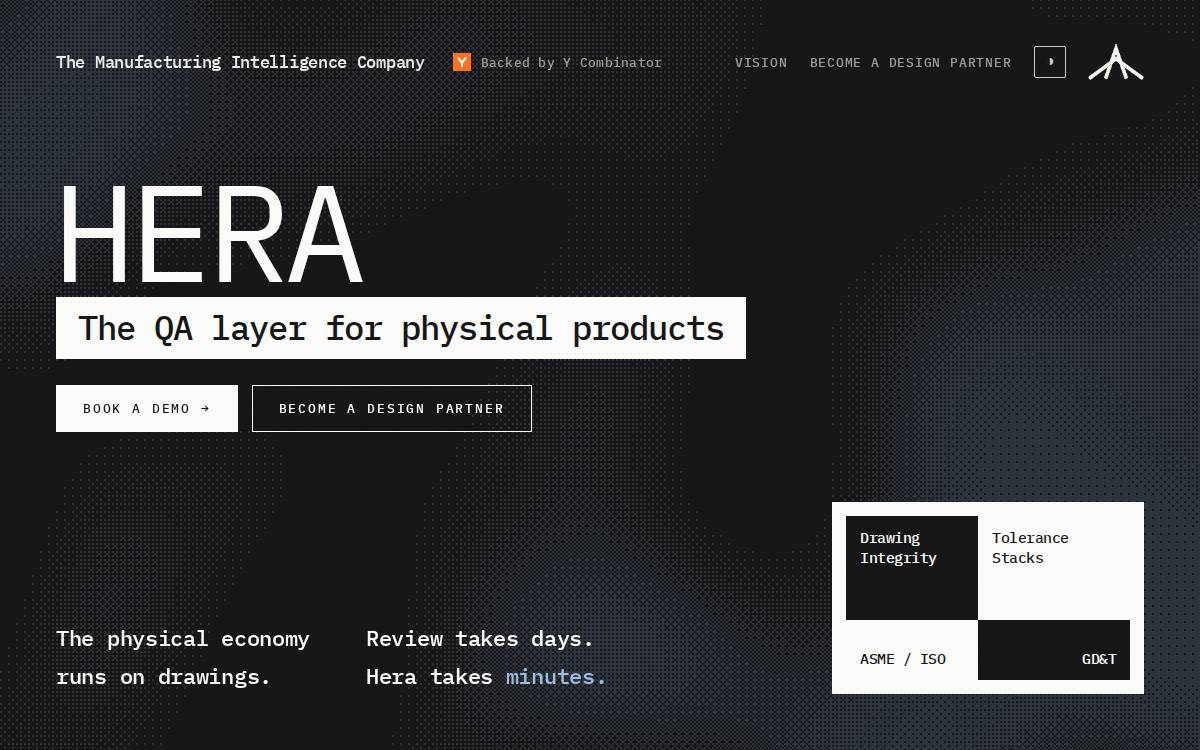 HERA website preview