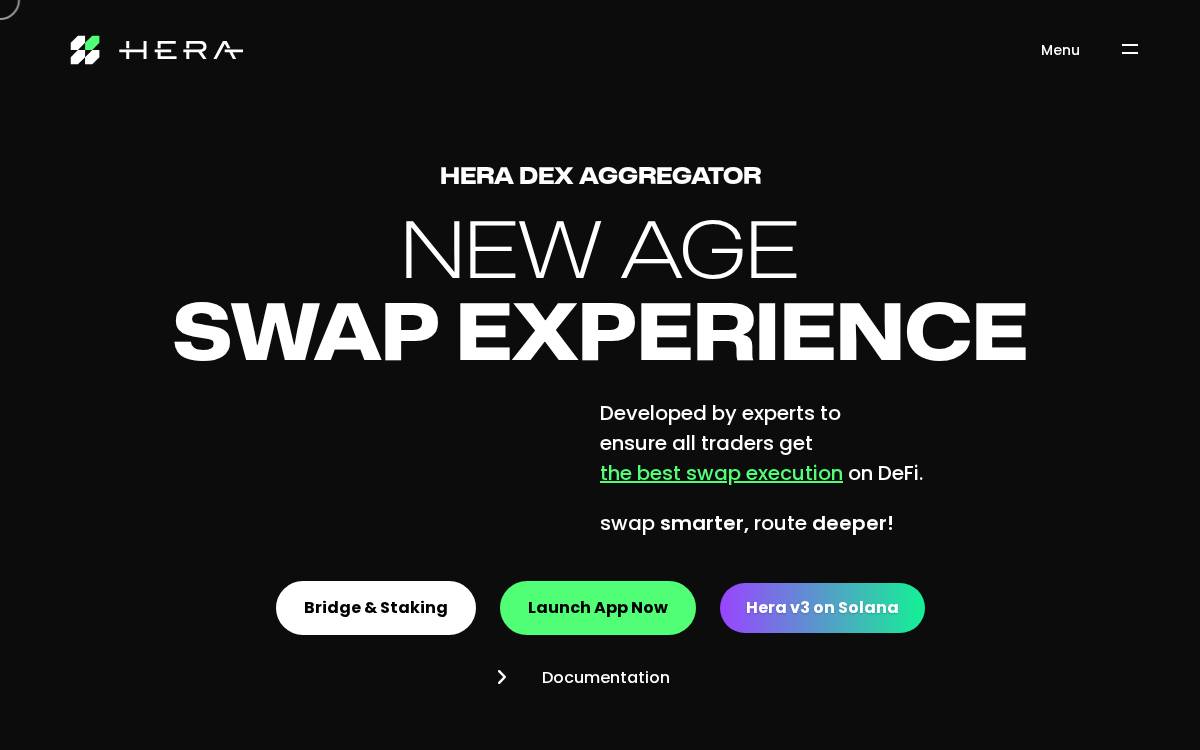 Hera website preview