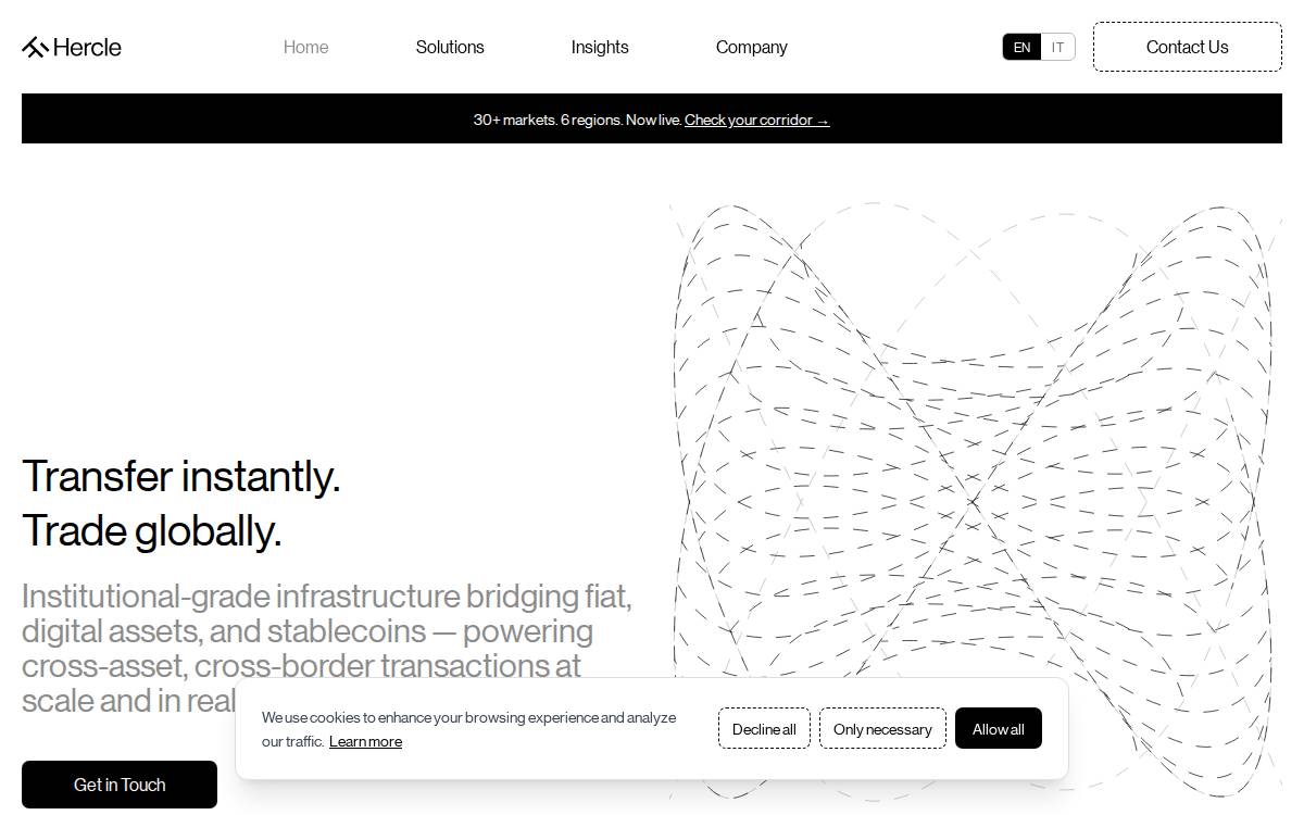Hercle website preview
