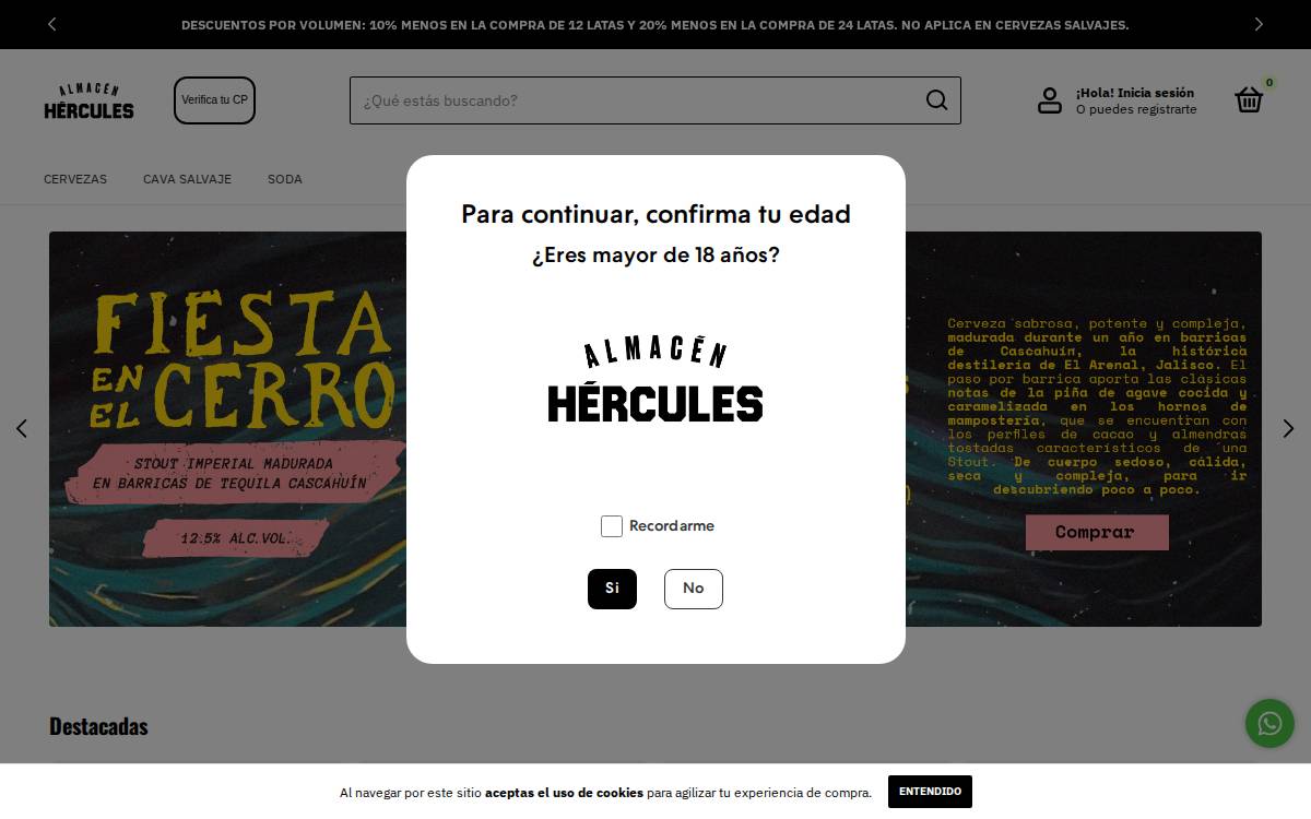 Hercules website preview