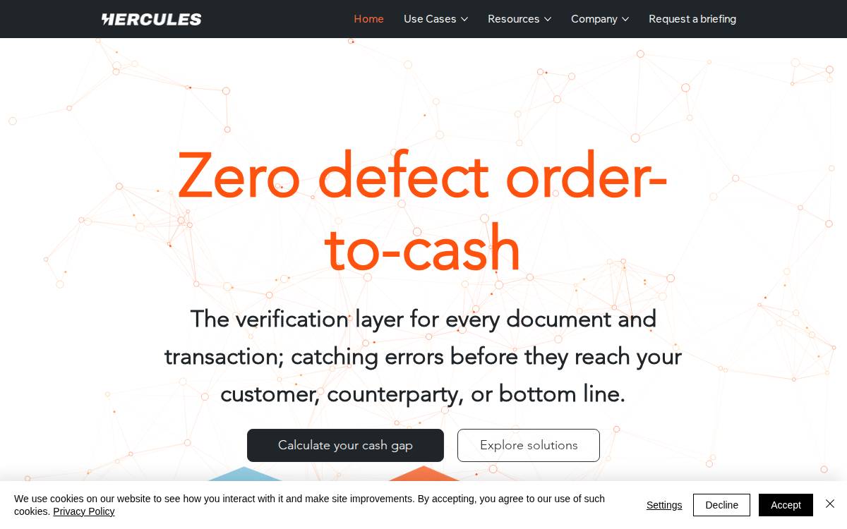 HerculesAI website preview