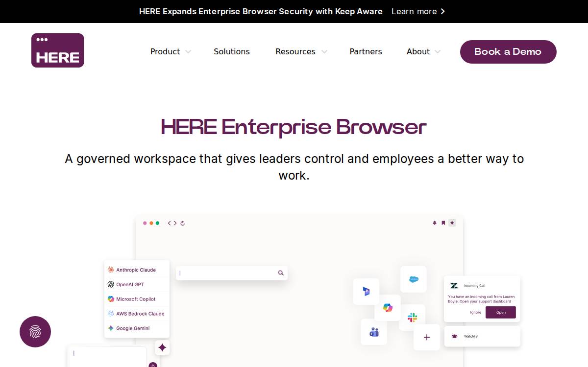 Here website preview