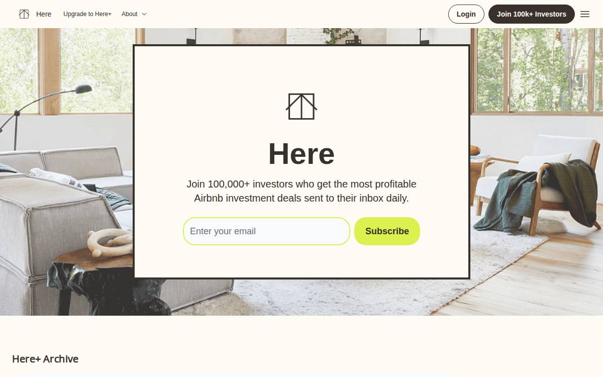 Here website preview