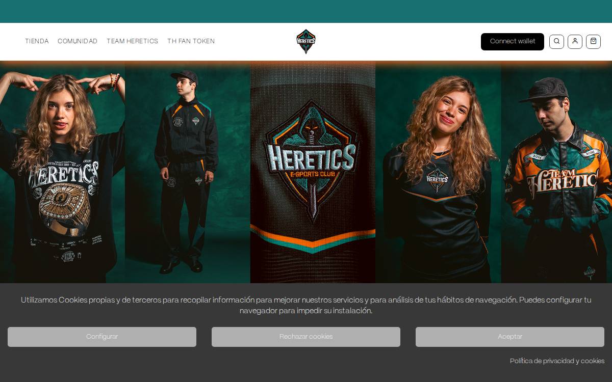 Heretics website preview