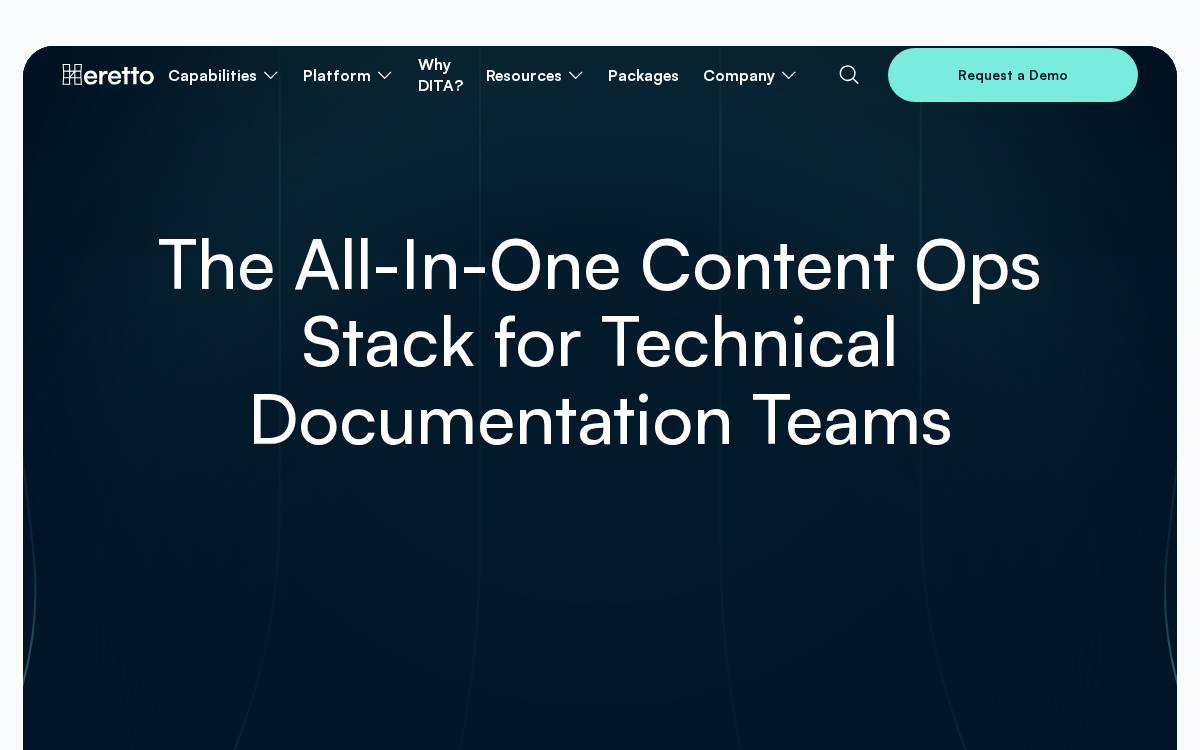 Heretto website preview