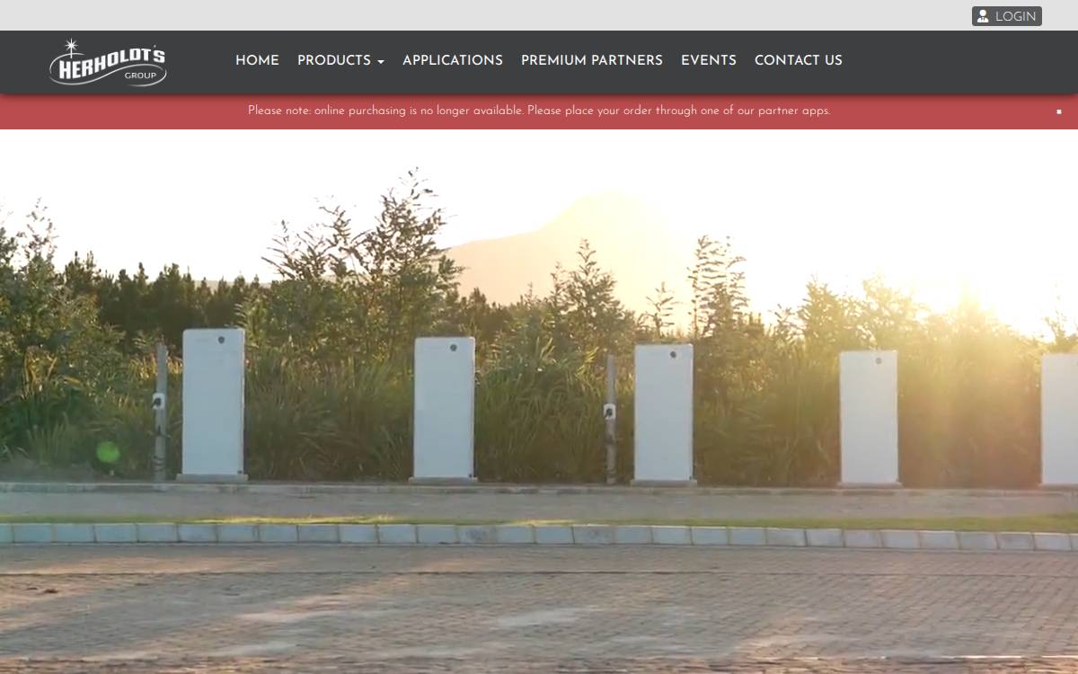 Herholdt's Group website preview