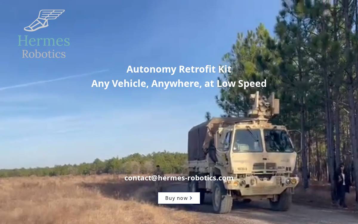 Hermes Robotics website preview