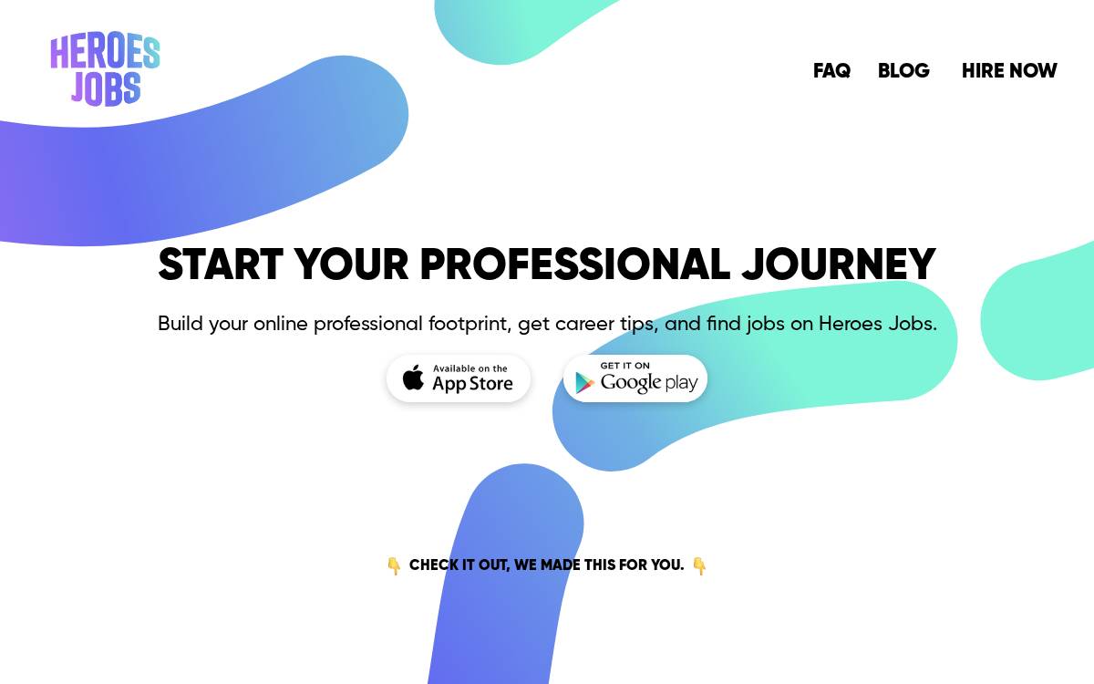 Heroes website preview