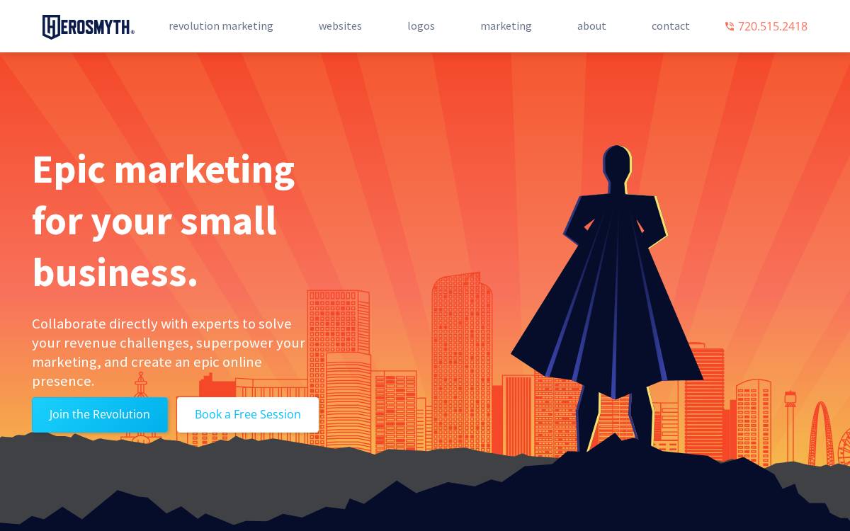 Herosmyth ® website preview