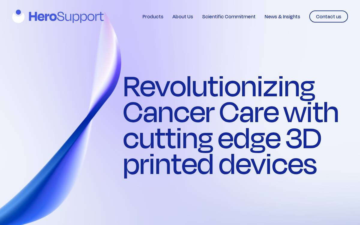 Herosupport website preview