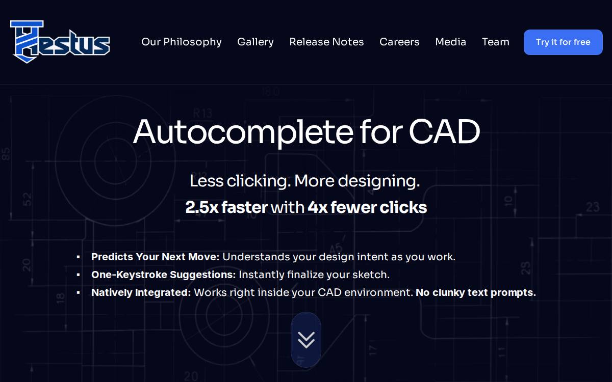 Hestus, Inc. website preview