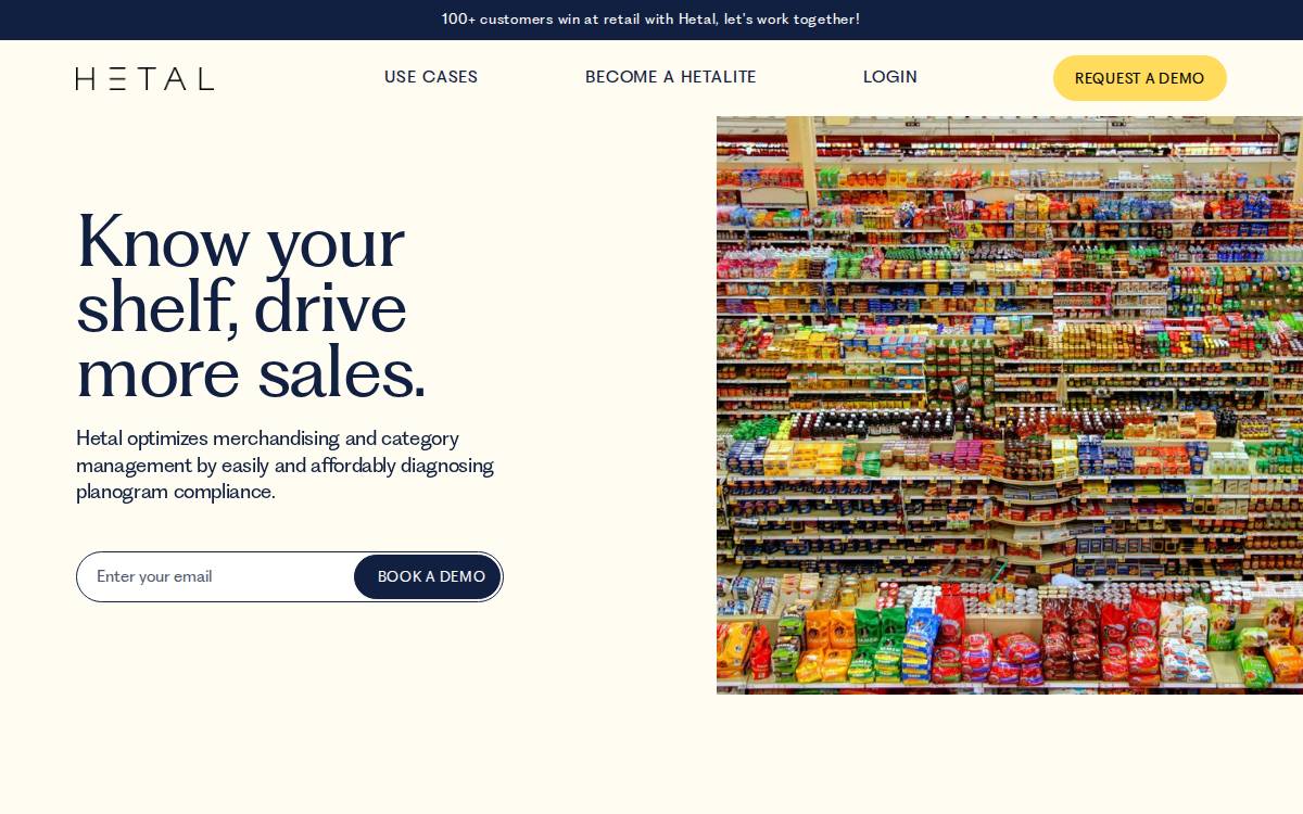 Hetal website preview