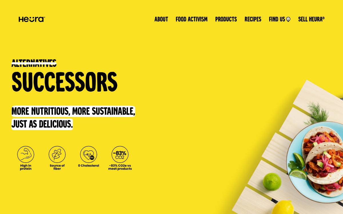 Heura website preview