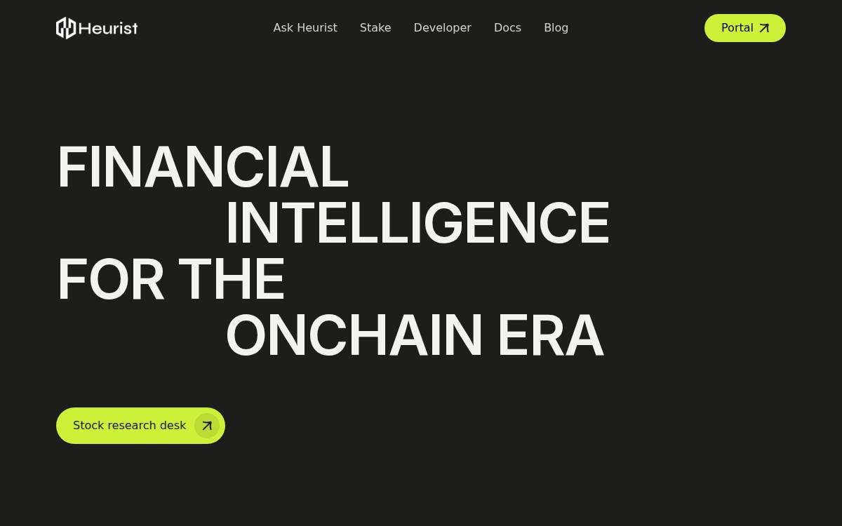 Heurist website preview