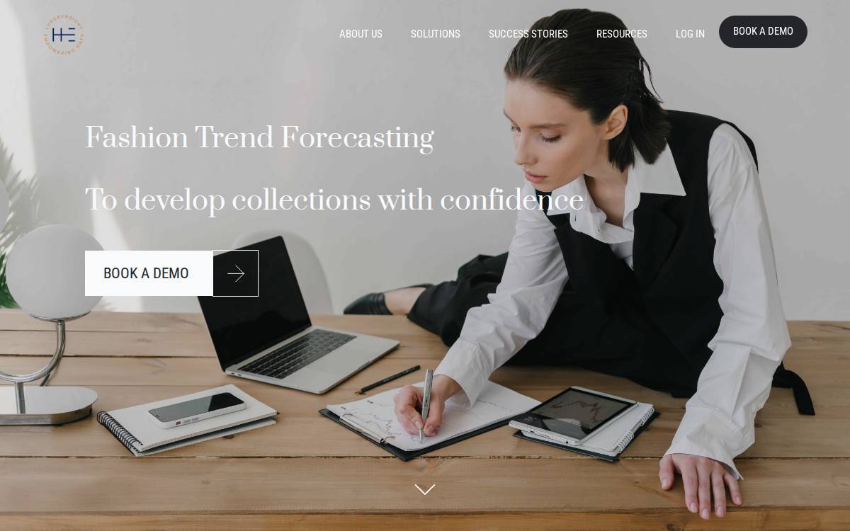Heuritech website preview