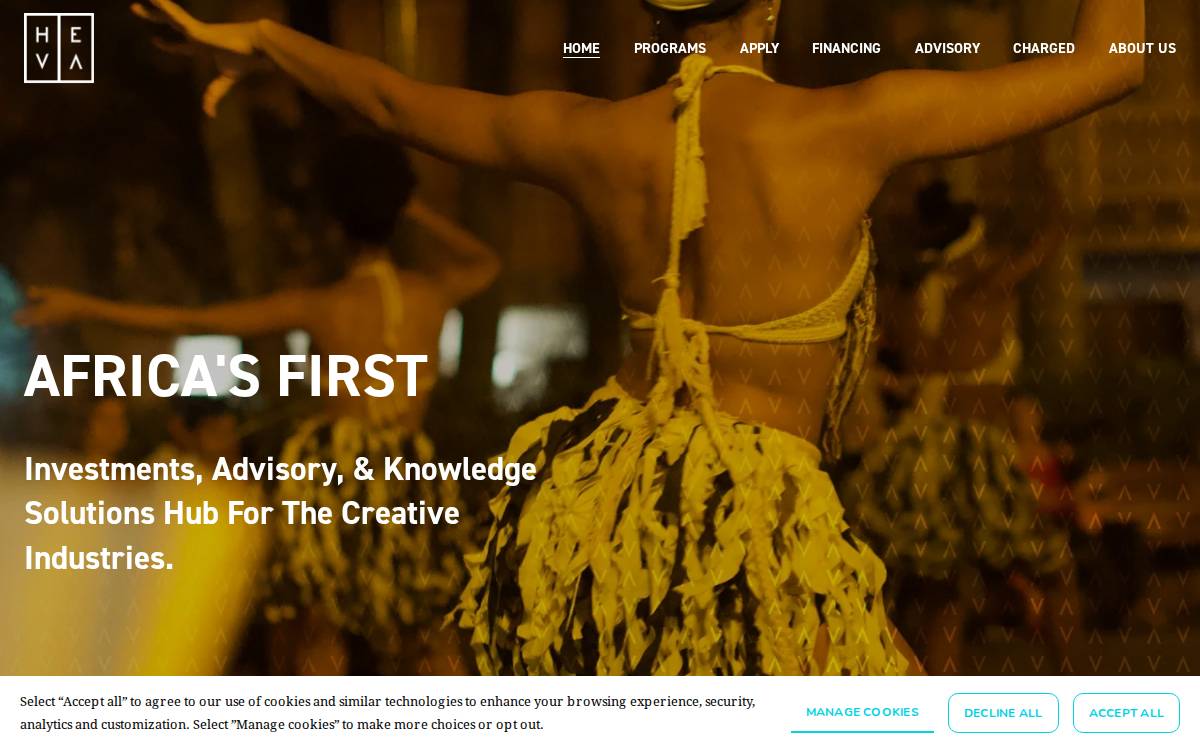 Heva Fund website preview
