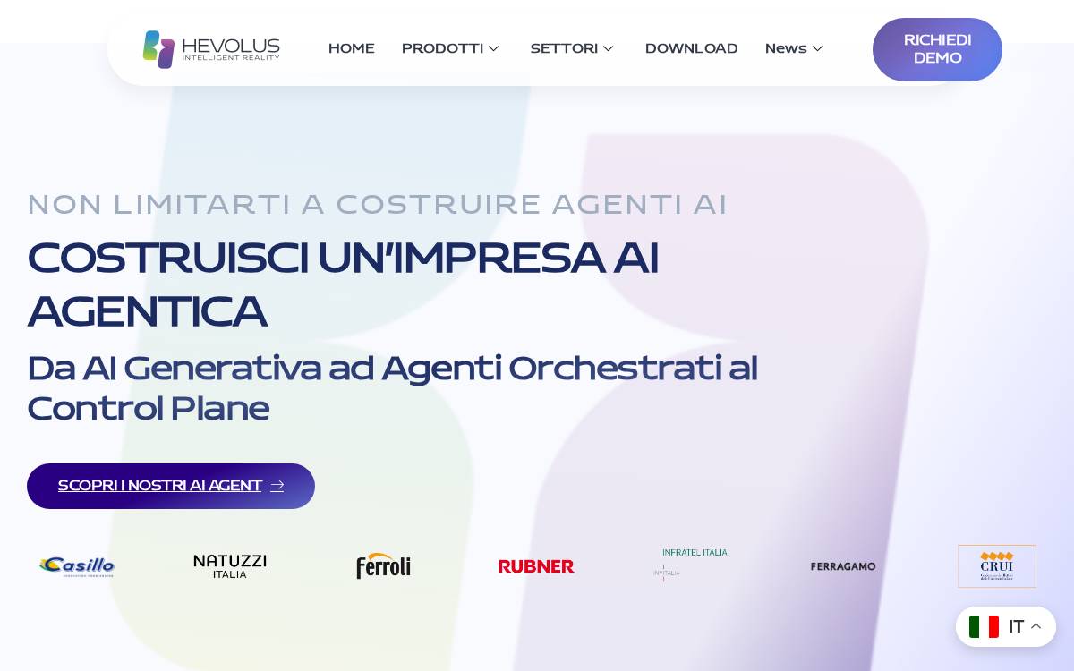 Hevolus website preview