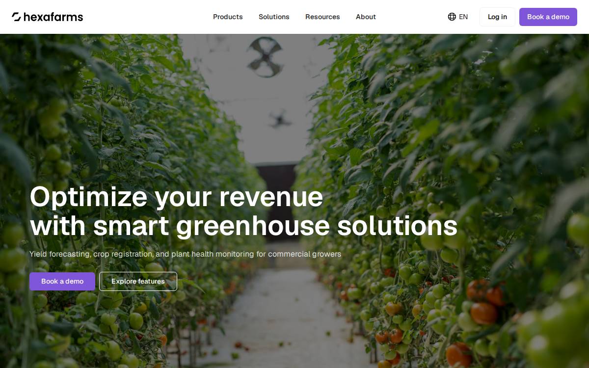 hexafarms website preview