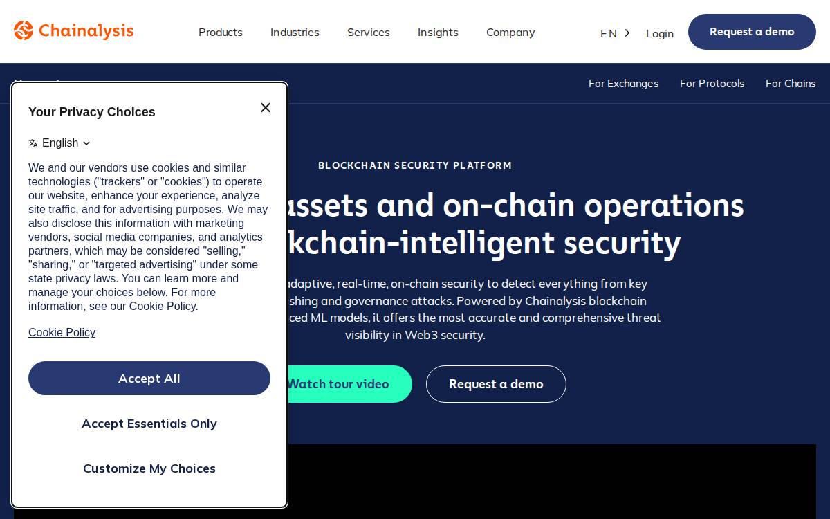 Hexagate website preview