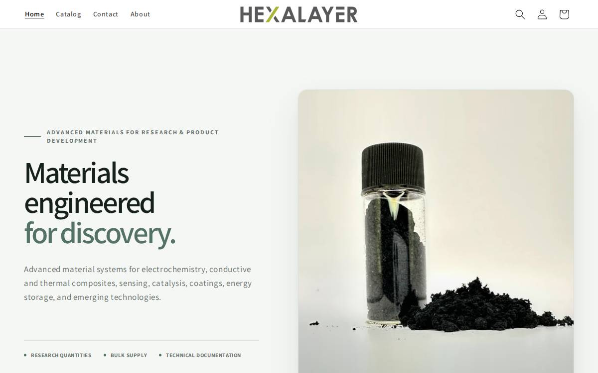Hexalayer website preview