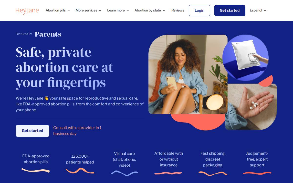 Hey Jane website preview