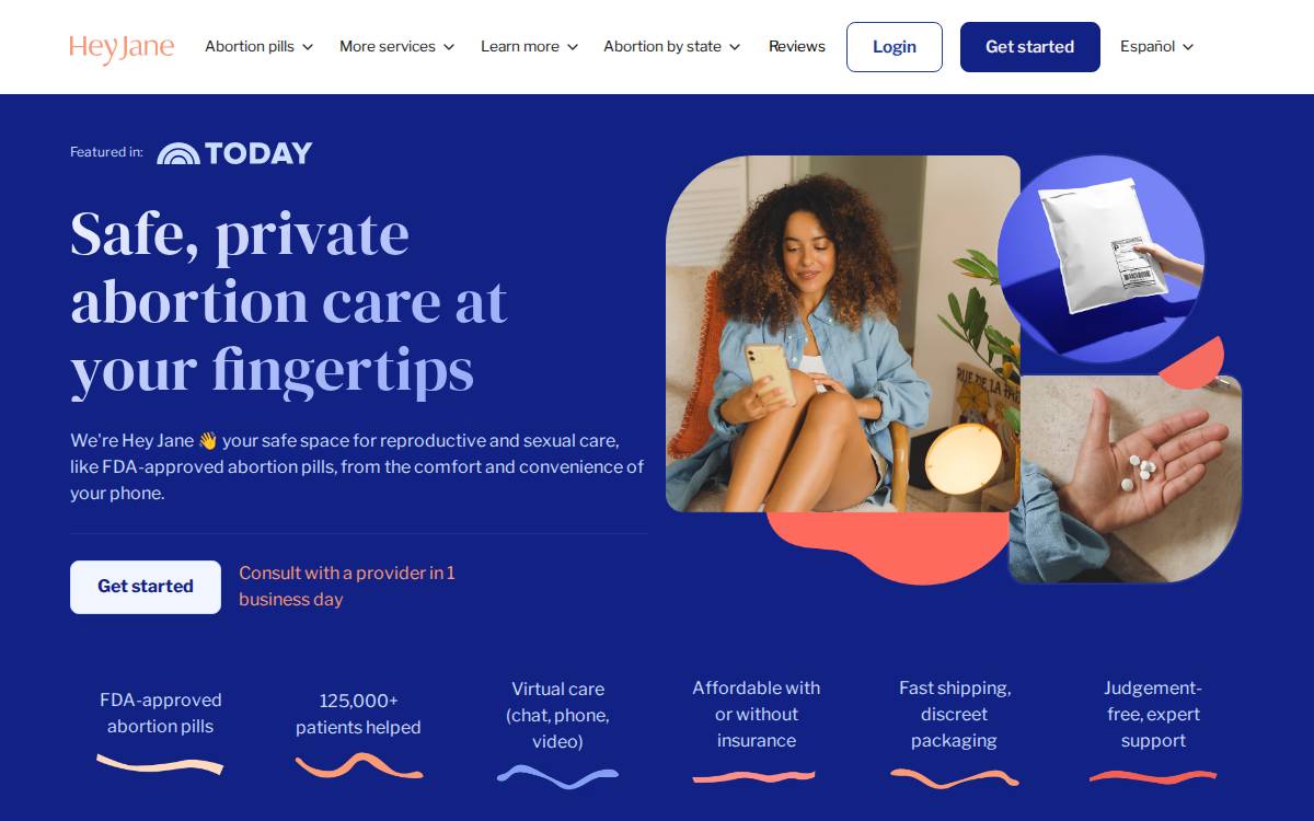 Hey Jane website preview