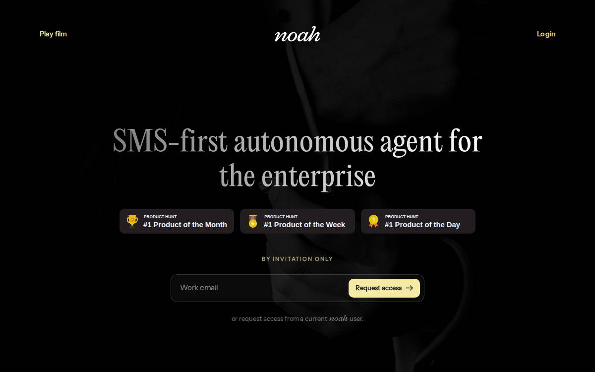 Hey Noah website preview