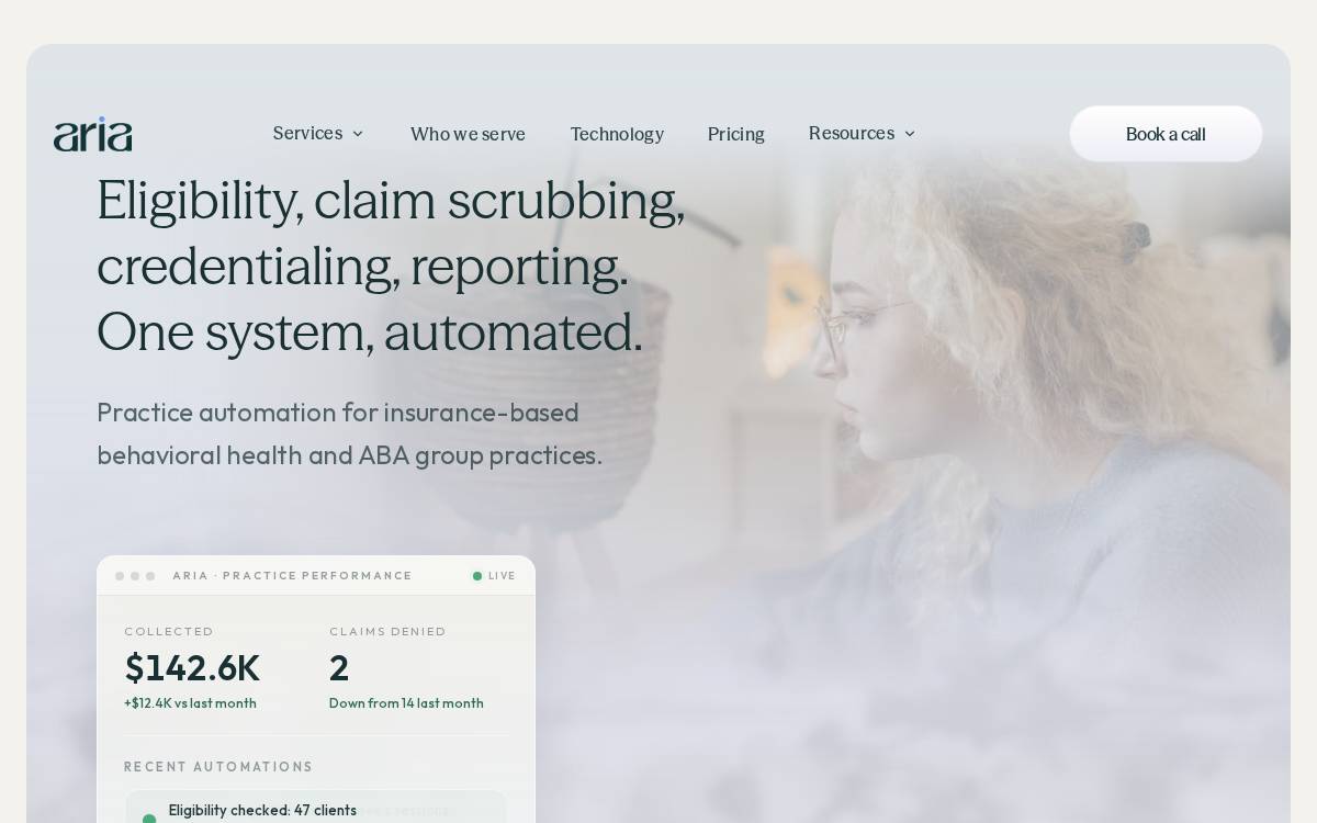 Heyaria website preview