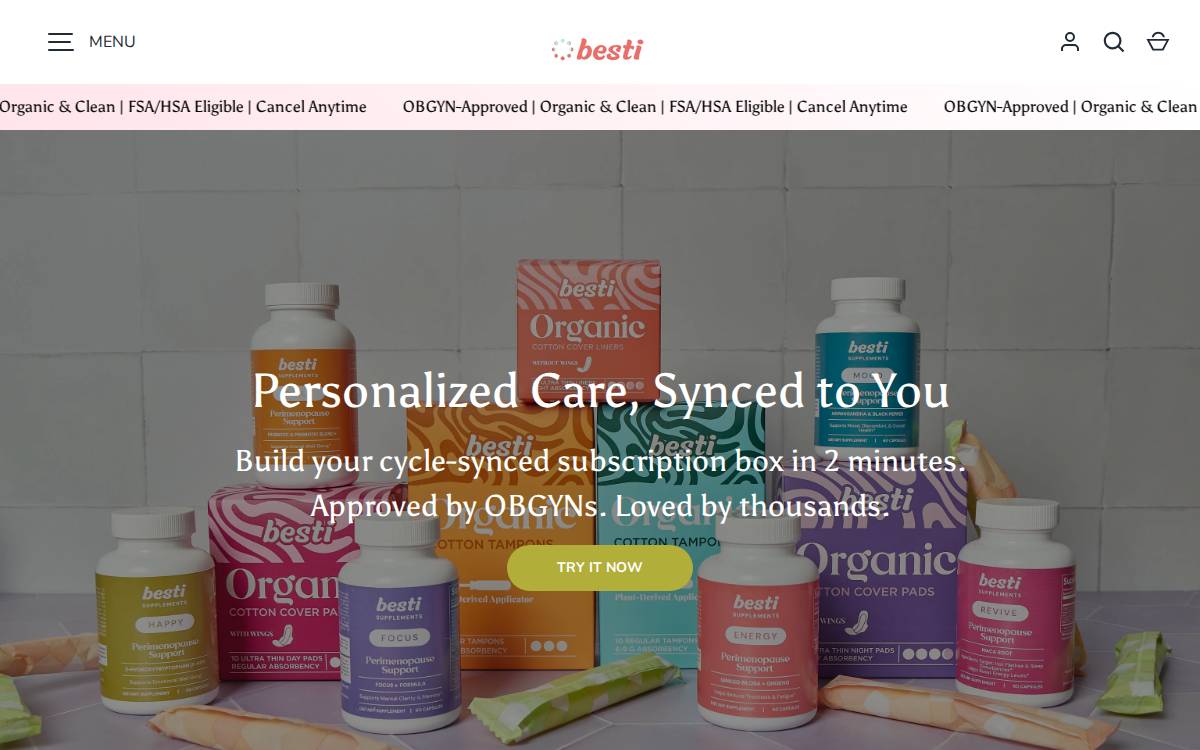 Heybesti website preview