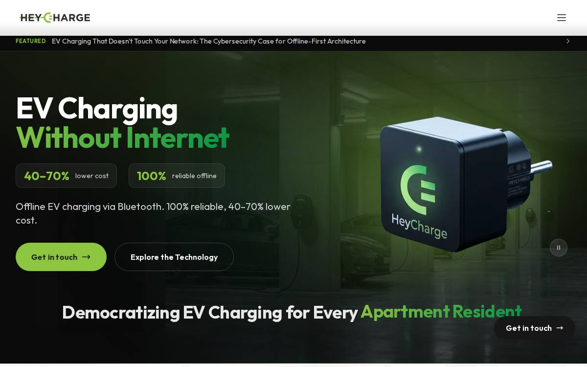 HeyCharge website preview